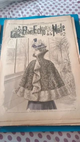 Lotto 5 riviste Le Petit Echo de la Mode 1898