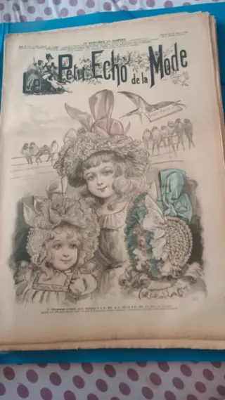 Lotto 5 riviste Le Petit Echo de la Mode 1898
