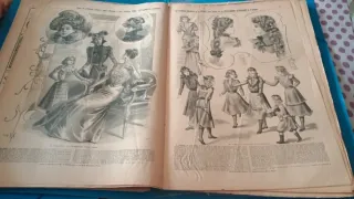 Lotto 5 riviste Le Petit Echo de la Mode 1898