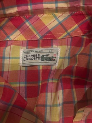 Camisa sin mangas Lacoste cuadros