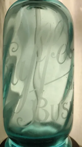 Sifón turquesa Buffet. Busigny