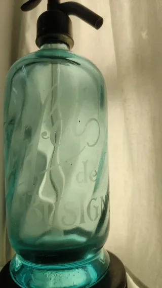 Sifón turquesa Buffet. Busigny