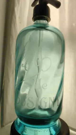 Sifón turquesa Buffet. Busigny