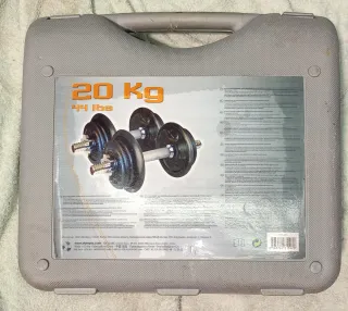 Mancuernas ajustables con discos