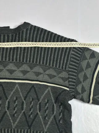 Maglione Vintage Uomo Scollo V Tg M