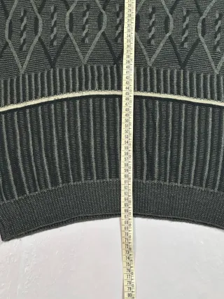 Maglione Vintage Uomo Scollo V Tg M