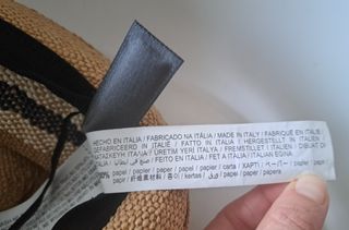 Sombrero Zara Beige Talla 58cm