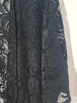 Chaqueta de encaje negra talla 46/48