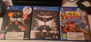 Consola PS4 Slim 1TB + 3 Juegos + 3 Mandos