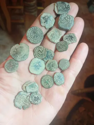 Lote monedas antiguas españolas