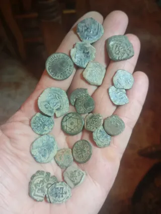 Lote monedas antiguas españolas