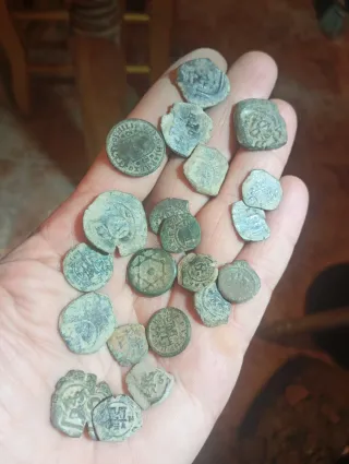 Lote monedas antiguas españolas