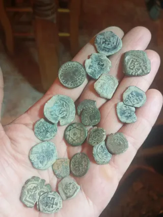 Lote monedas antiguas españolas