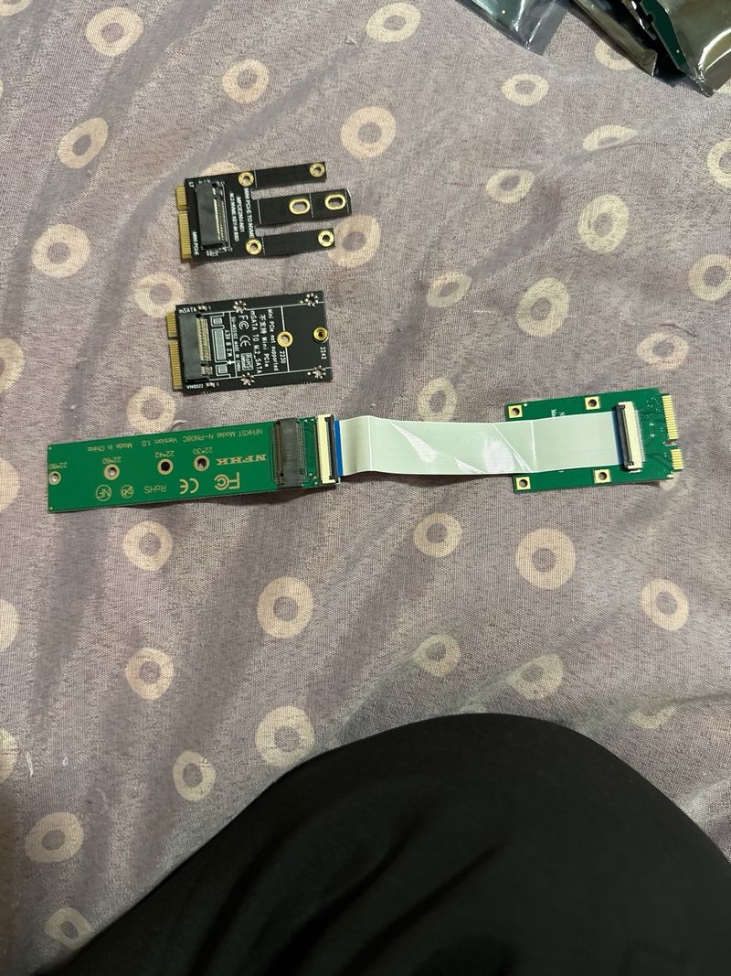 Adaptadores M.2 NGFF/NVMe a SATA y PCIe y ram pc afbeelding 3