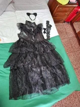 Disfraz Miércoles Addams Talla Única