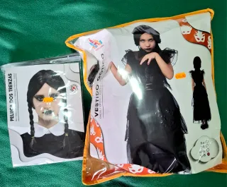 Disfraz Miércoles Addams Talla Única