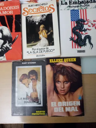 8 Libros eróticos, románticos , vintage