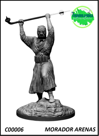 Figura Resina Morador Arenas Star Wars