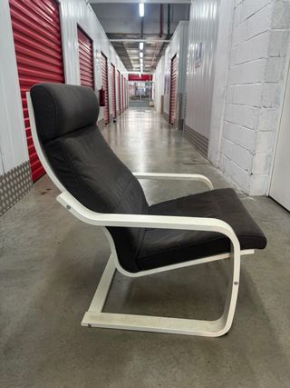 Sillón de descanso tela y madera