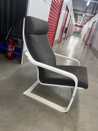 Sillón de descanso tela y madera