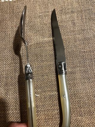 Set 24 Cubiertos Laguiole Marfil