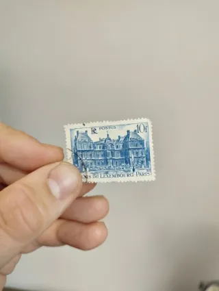 Sello Clásico Luxemburgo 10 Francos