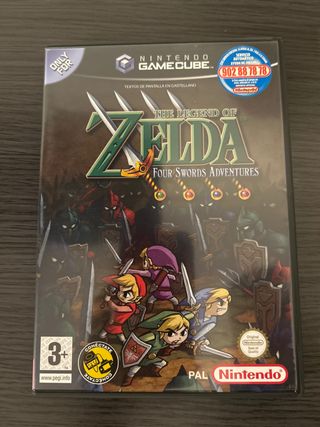 Zelda Four Swords Adventures Nintendo GameCube PAL