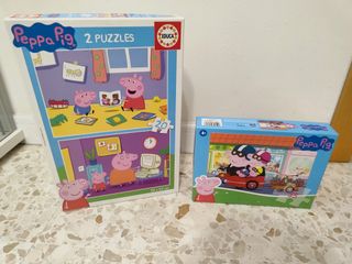 2 Puzzles Peppa Pig Educa 20 y 35 piezas