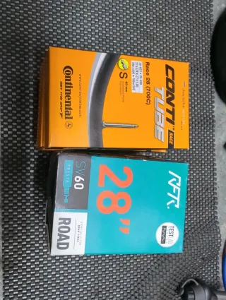 Lote Cámaras Bicicleta Carretera Continental y RFR