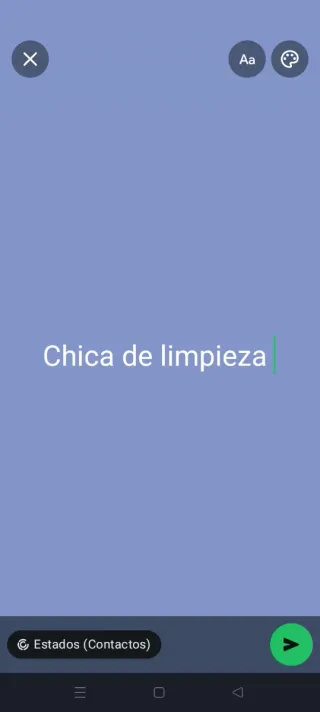 Chica de limpieza