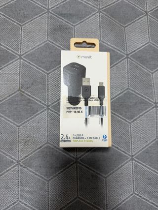 Cargador Muvit Coche + Cable Micro USB