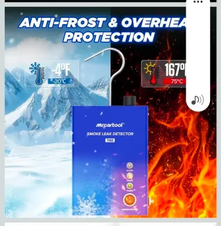 Máquina Detector Humo Coche Mrcartool T80