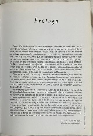 Diccionario Ilustrado de Directores de Cine.