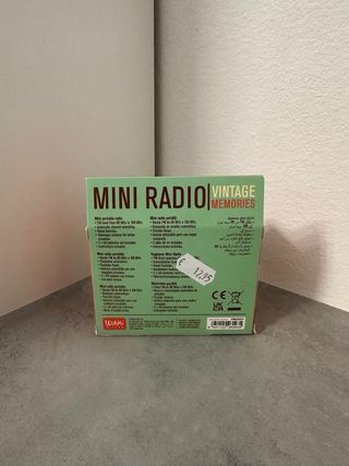 Mini Radio Vintage Legami Rosso Giallo