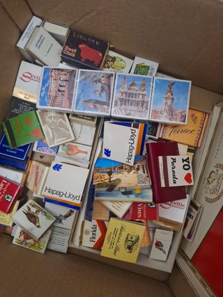 Collezione di Scatole di Zolfo Antiche Vintage