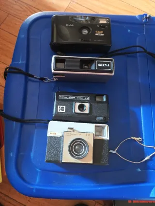 Lote 4 Cámaras de Fotos Vintage