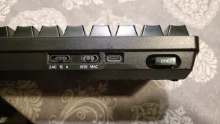 Teclado Dierya DK63 Negro mecánico en ingles