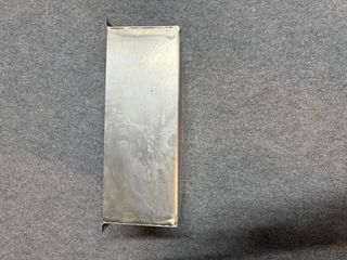 Bandeja metálica de acero inoxidable