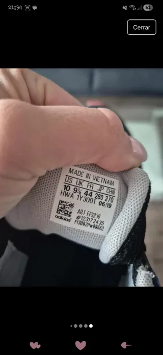 Zapatillas Adidas Hombre Negras Multicolor