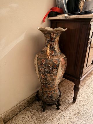 2 jarrones Chino Antiguo Años 60