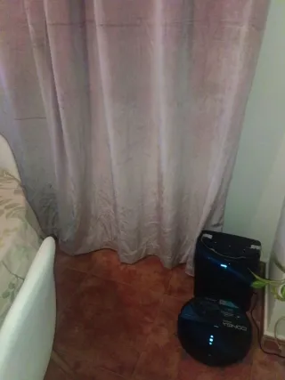 Cortinas terciopelo rosa pálido