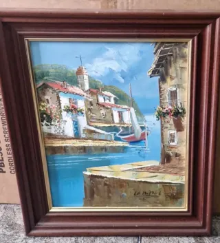 Pacchetto di quadri paesaggi acquarello