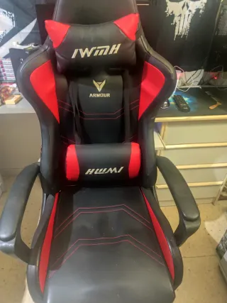 Silla Gaming IWMIH ARMOUR Negra/Roja