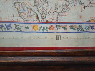 Cuadro Mapa Antiguo China Vintage