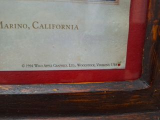 Cuadro Mapa Antiguo China Vintage