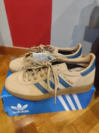 Adidas Handball Spezial Beige/Azul