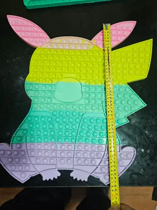 Pop It Antiestrés Pokémon y Cuadrado mas de 40 cm