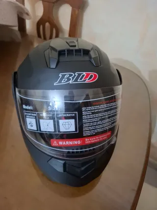 Casco Moto Scooter Negro talla L nuevo a estrenar
