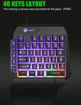 Teclado Gaming Retroiluminado RGB