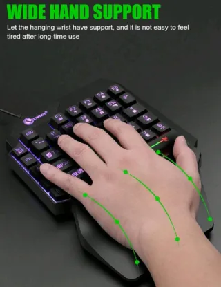 Teclado Gaming Retroiluminado RGB